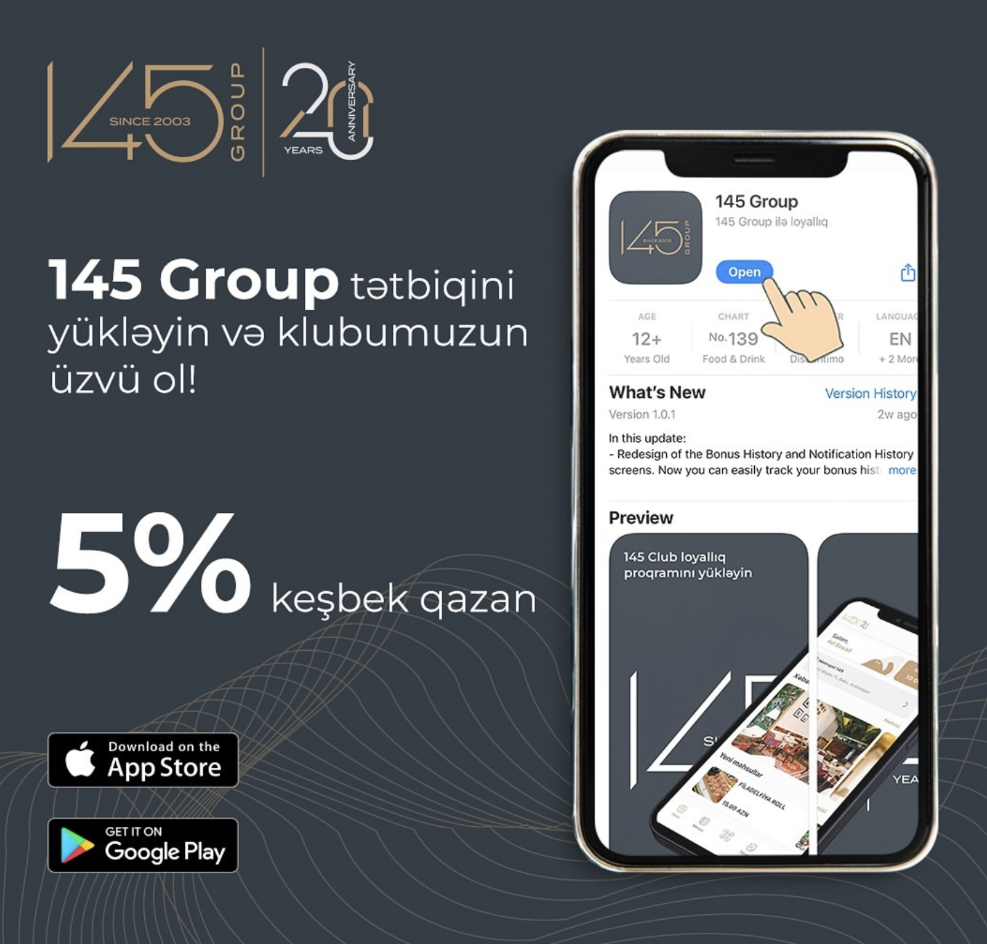 145Group tətbiqi